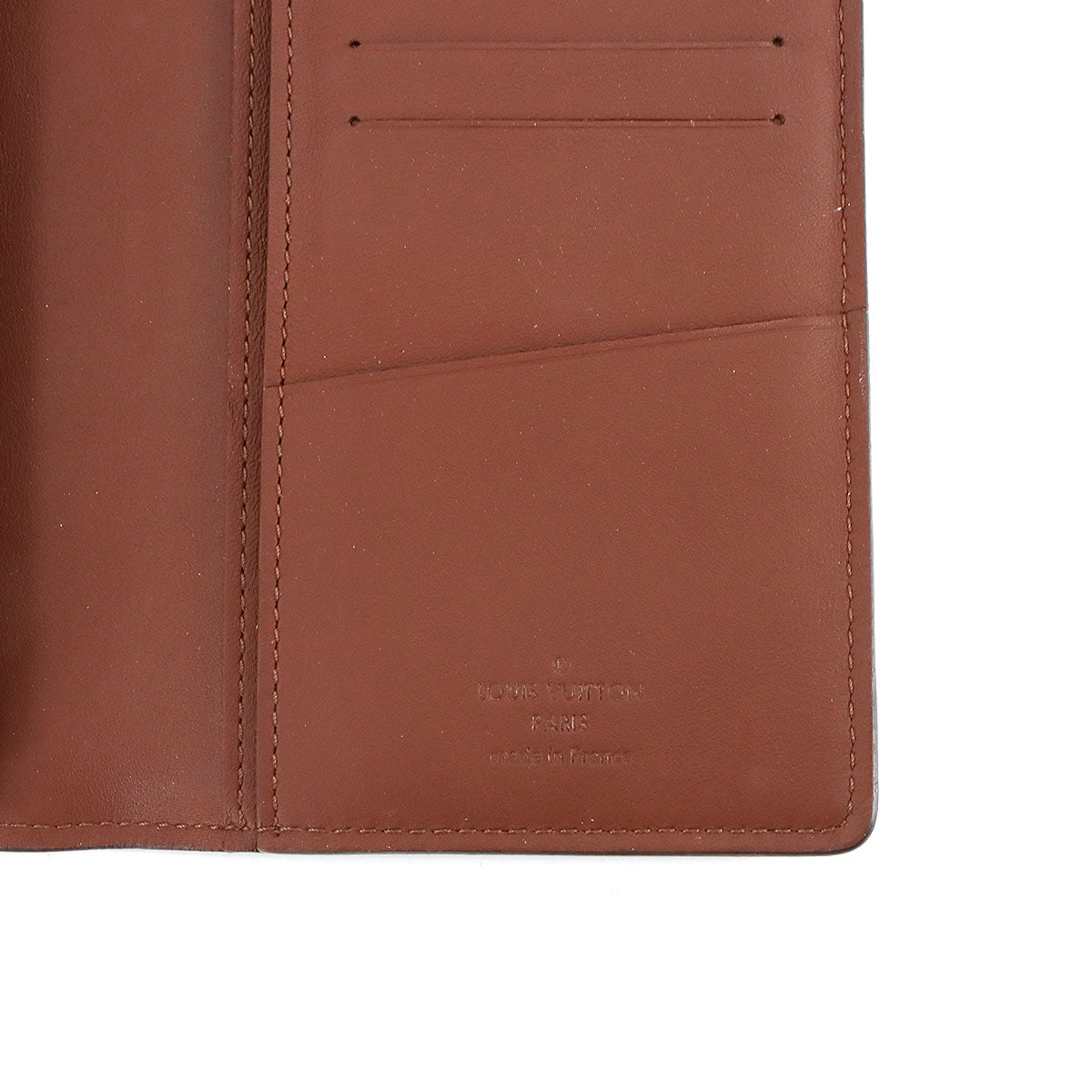 Cuir Ombre Brazza Wallet Leather Acajou M61195