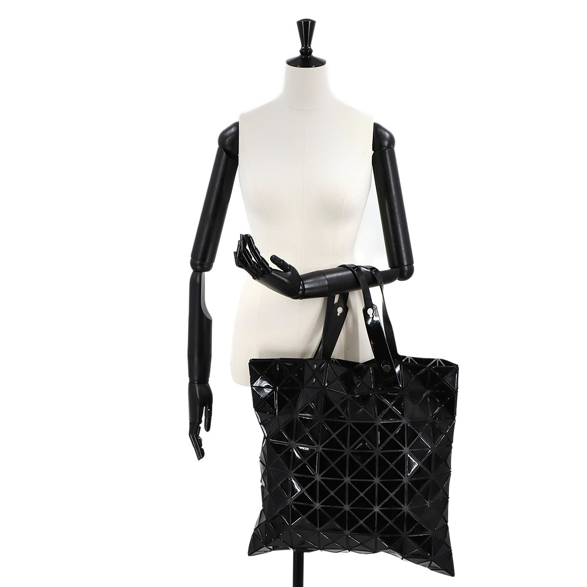 LUCENT Tote Bag PVC Black Purse
