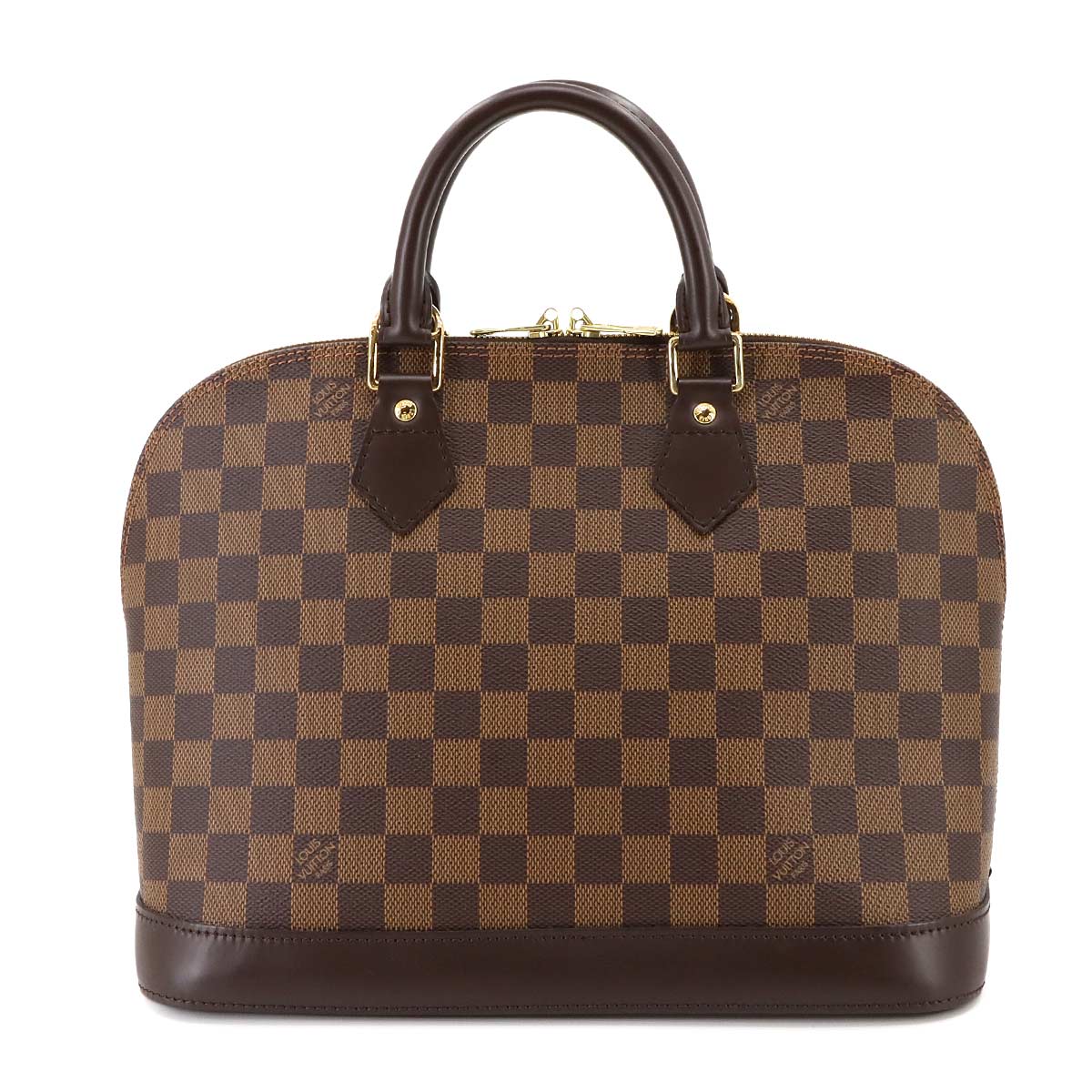 Damier Alma PM Hand Bag Ebene Brown N51131 Purse