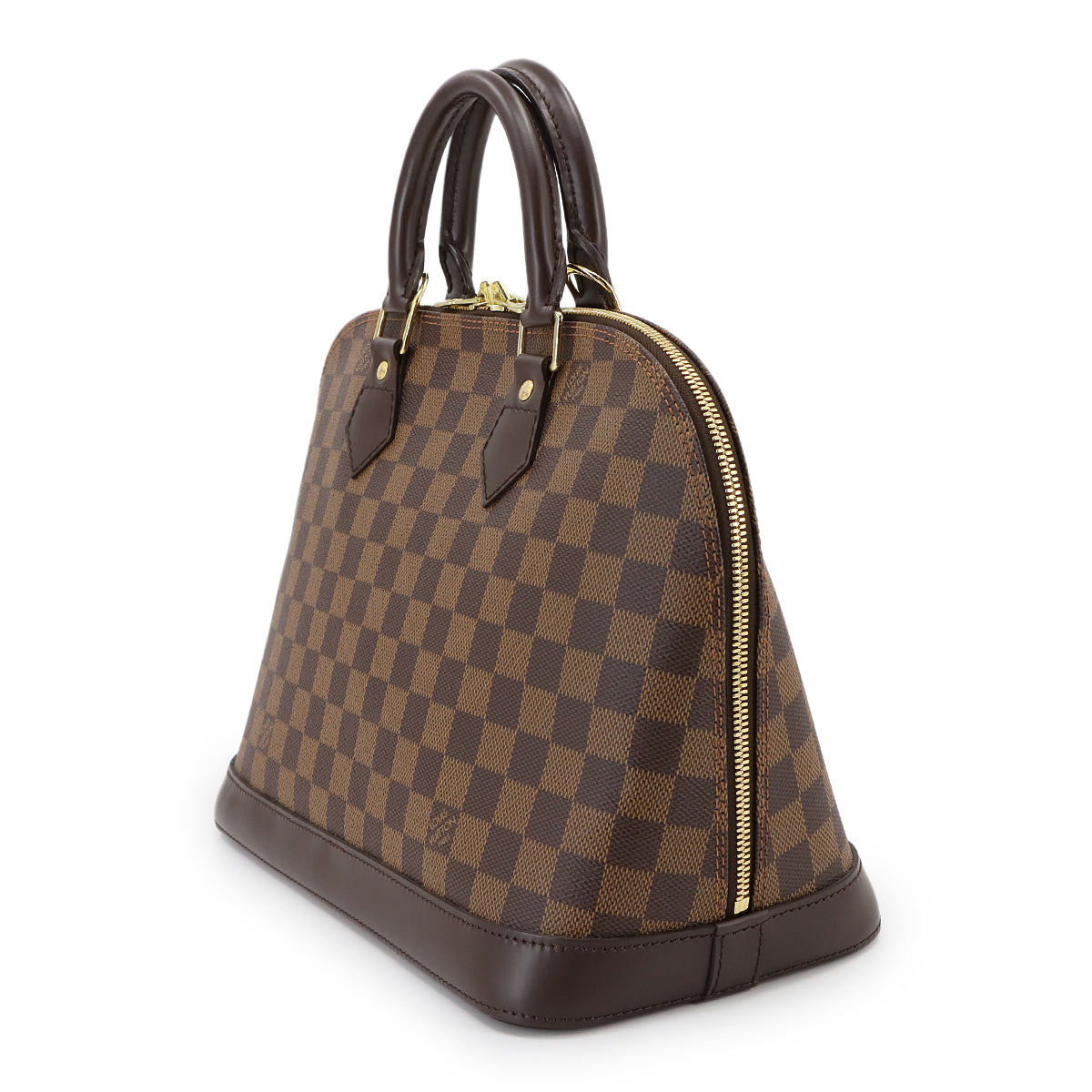 Damier Alma PM Hand Bag Ebene Brown N51131 Purse