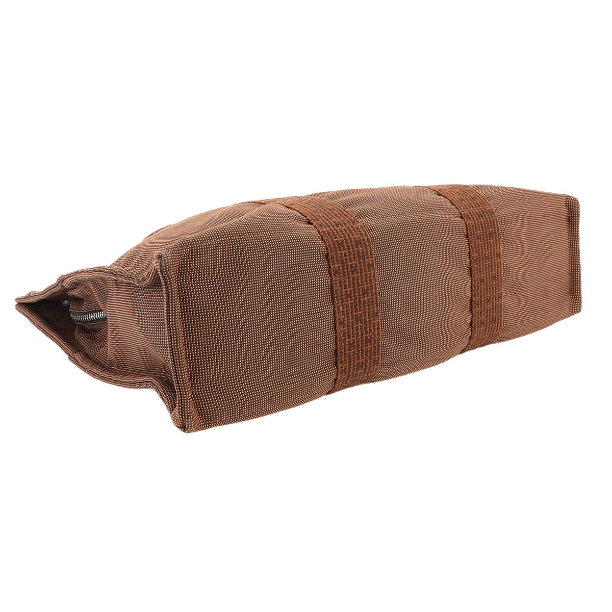 Herline Tote MM Bag Canvas Brown Unisex Purse