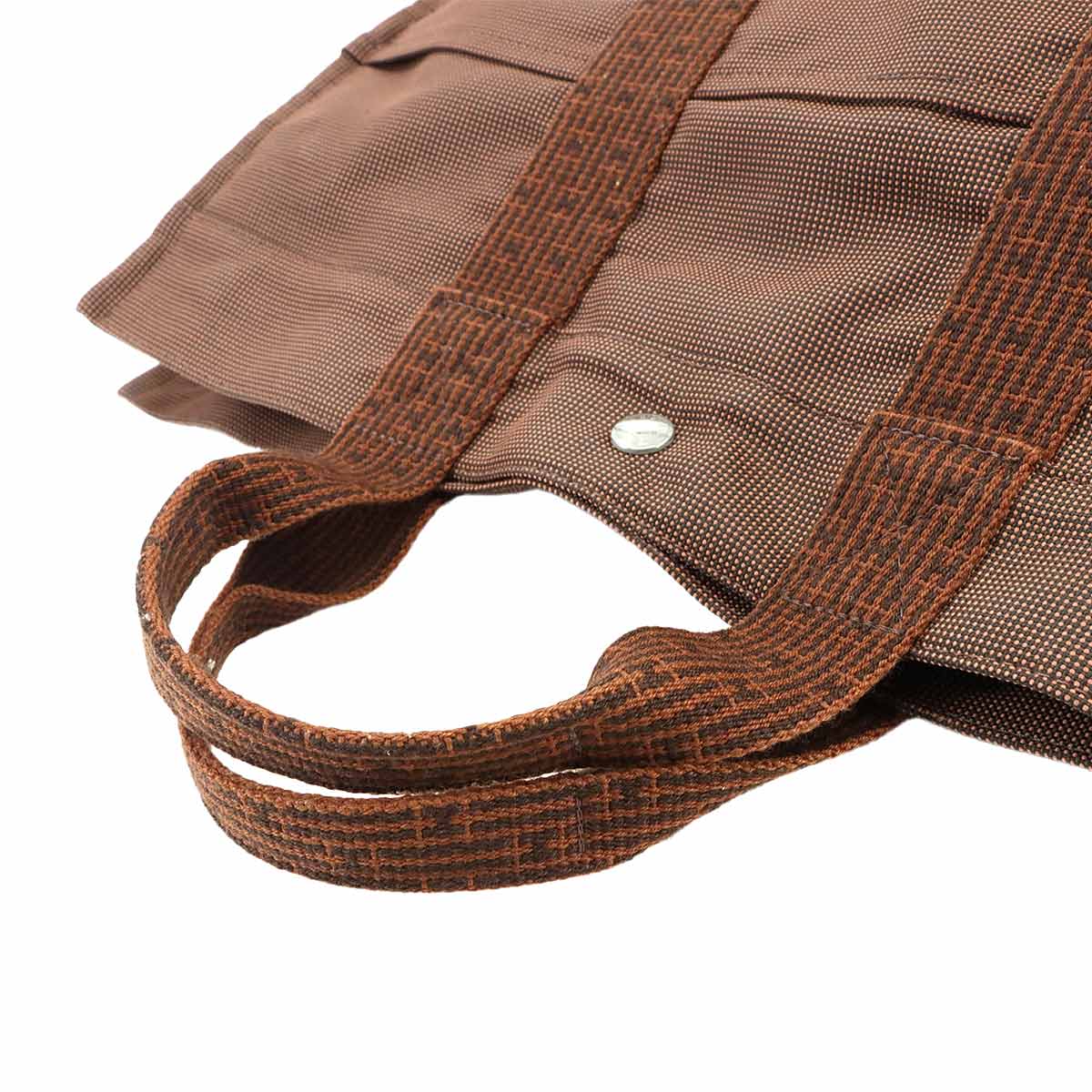 Herline Tote MM Bag Canvas Brown Unisex Purse