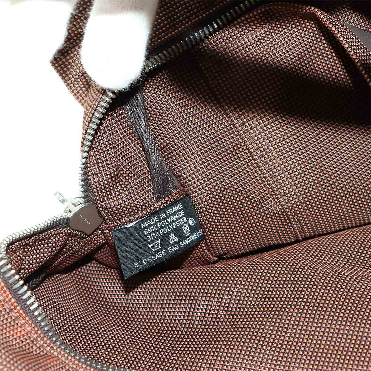 Herline Tote MM Bag Canvas Brown Unisex Purse