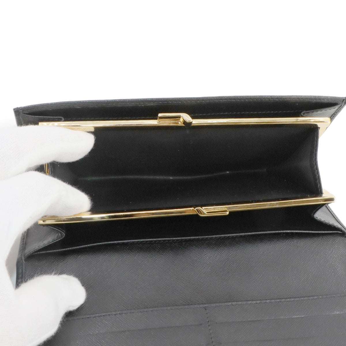 Macadam Long Wallet PVC Leather Black Brown Purse