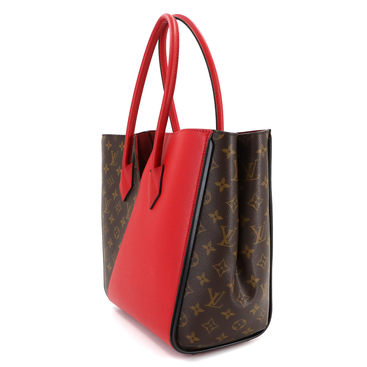 Monogram Kimono MM Tote Bag Leather Cerise M40459 Purse