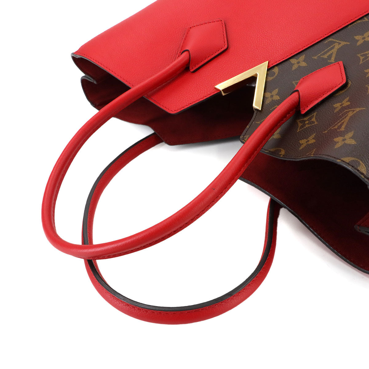 Monogram Kimono MM Tote Bag Leather Cerise M40459 Purse