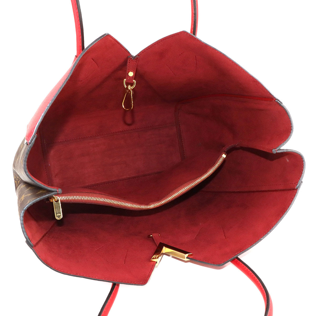 Monogram Kimono MM Tote Bag Leather Cerise M40459 Purse