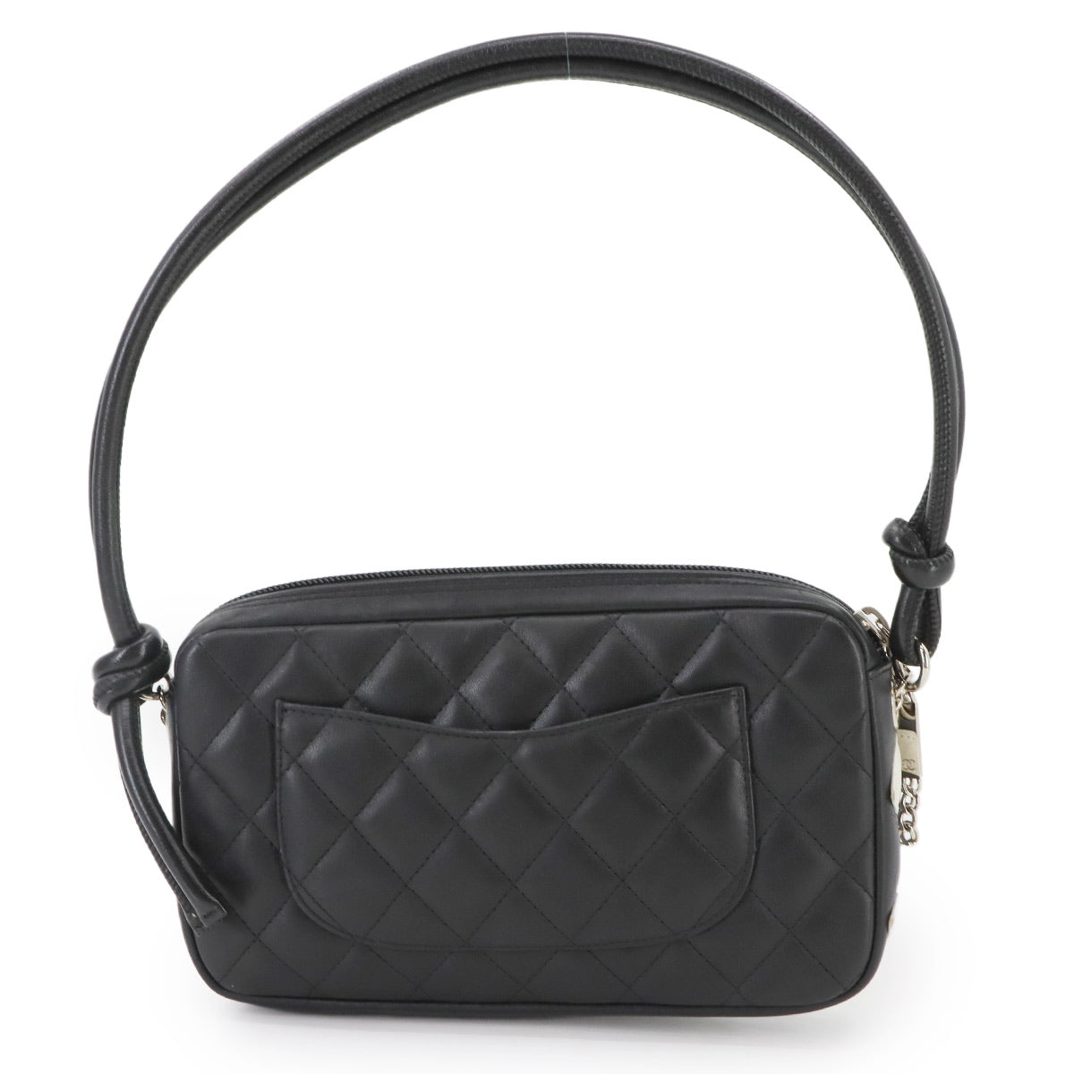 Cambon Line Shoulder Bag Leather Black A25175 Coco Logos