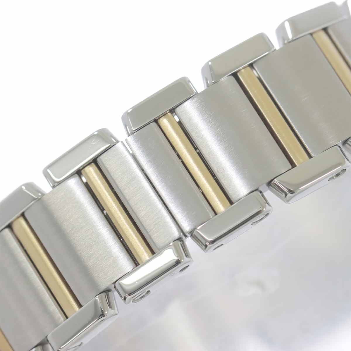 Tank Francaise SM W51007Q4 750 YG Quartz Cream Dial Ladies