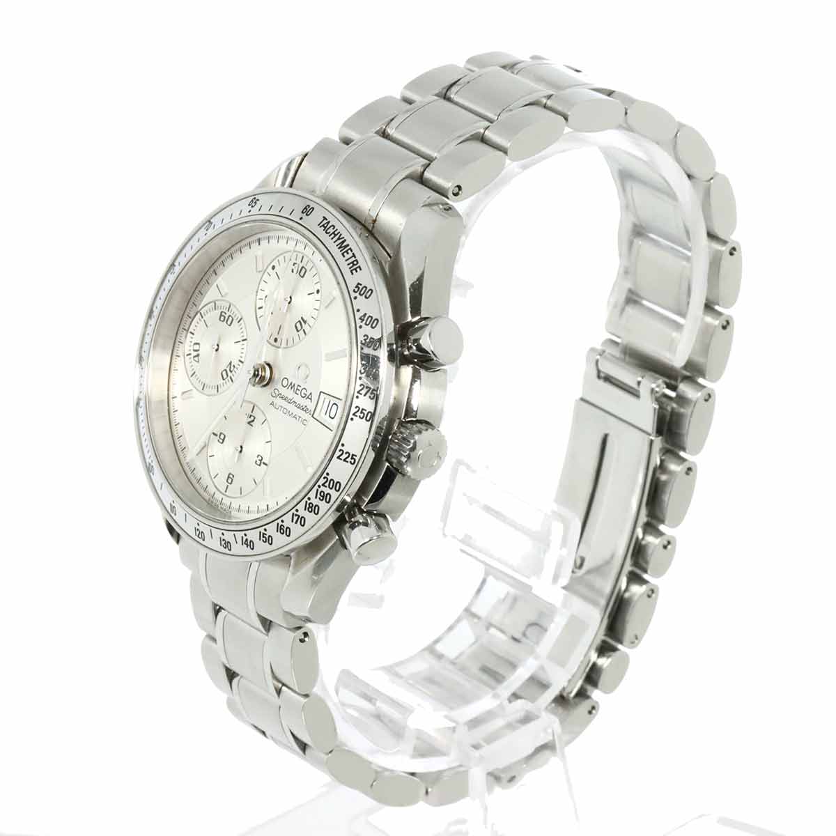 Speedmaster Date 3513 30 Chronograph Automatic Silver Dial Mens