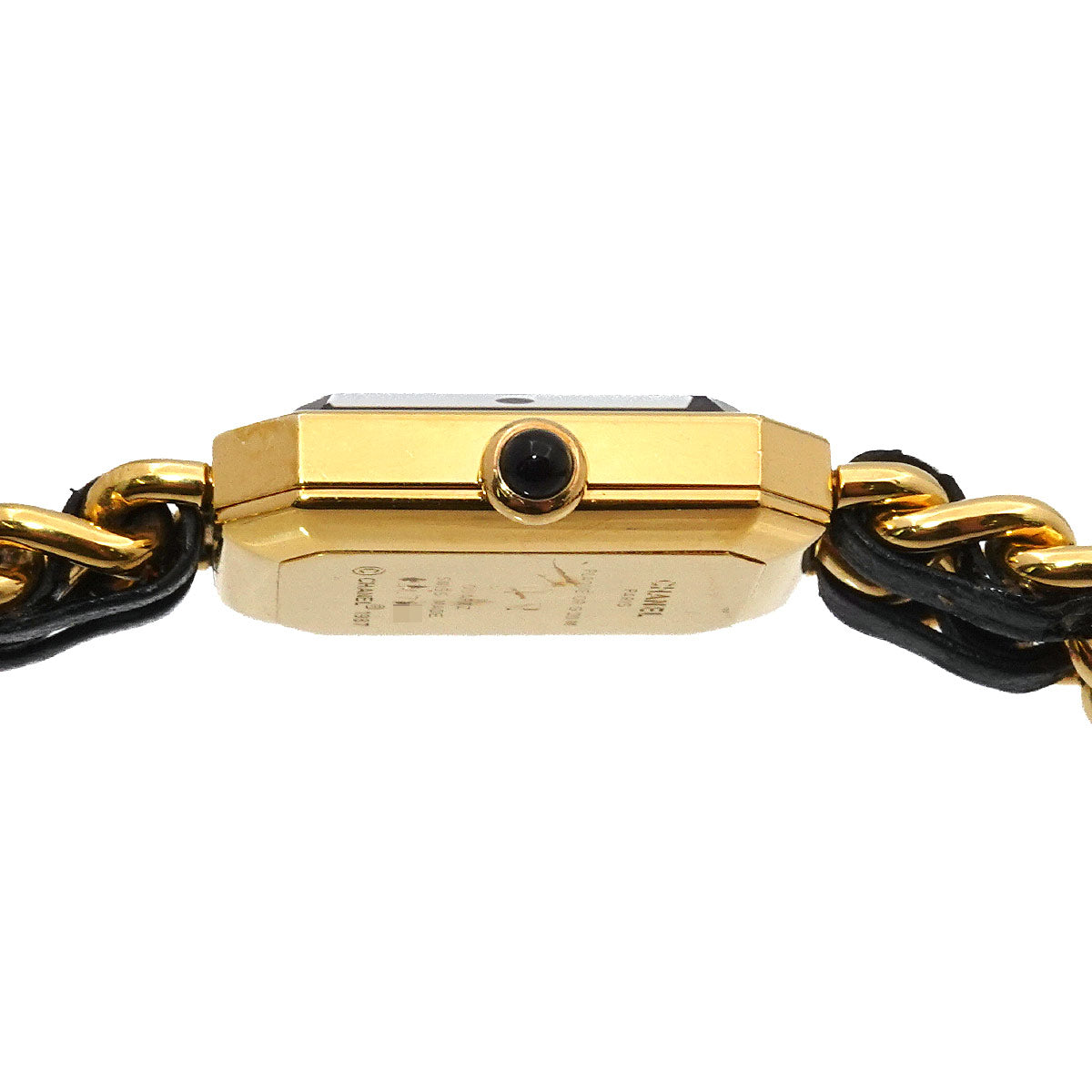 Premiere Size L H0001 Vintage Quartz Black Dial Ladies Watch