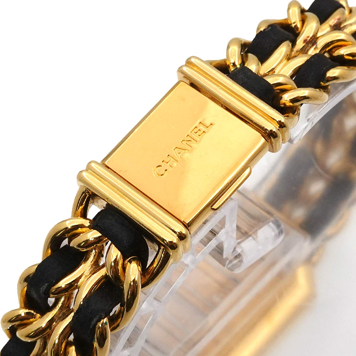 Premiere Size L H0001 Vintage Quartz Black Dial Ladies Watch