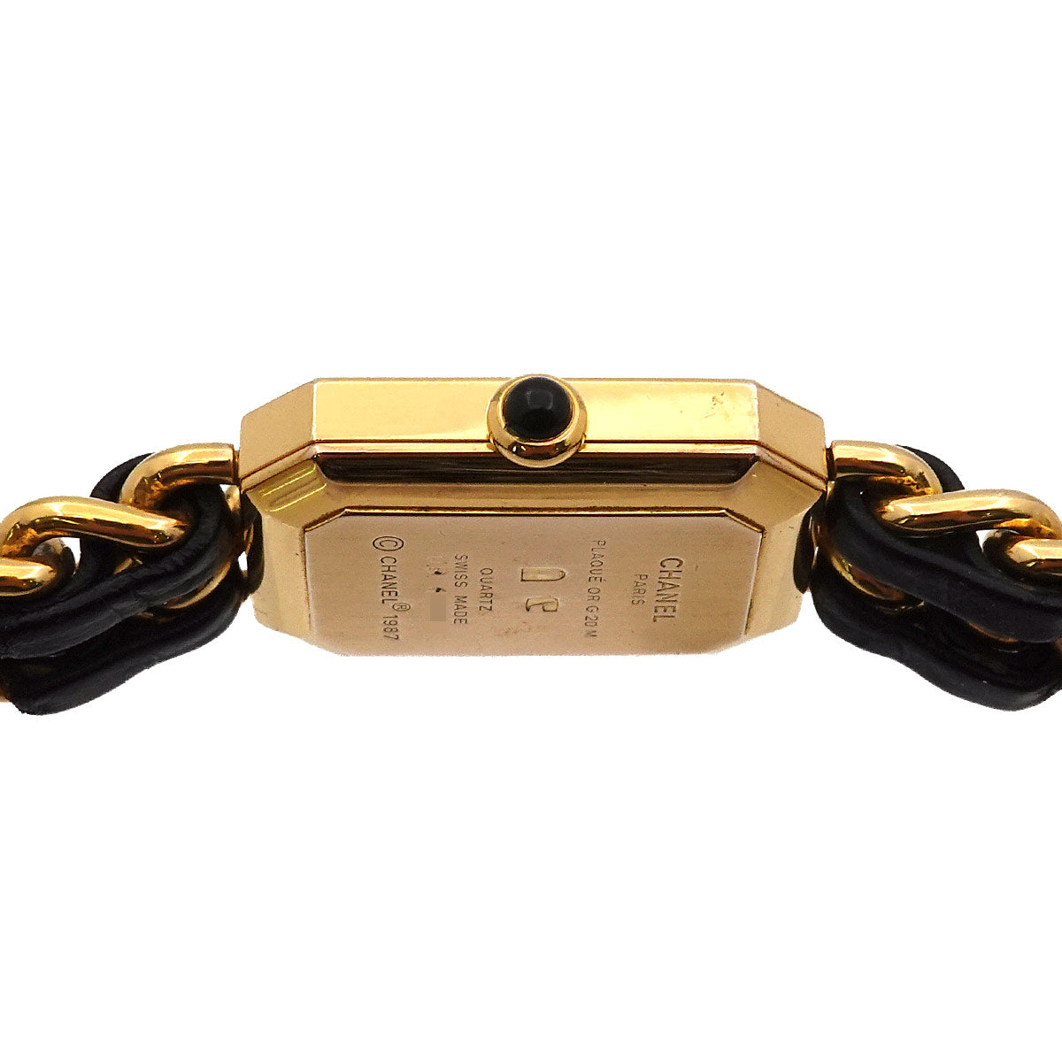 Premiere Size M H0001 Vintage Quartz Black Dial Ladies Watch