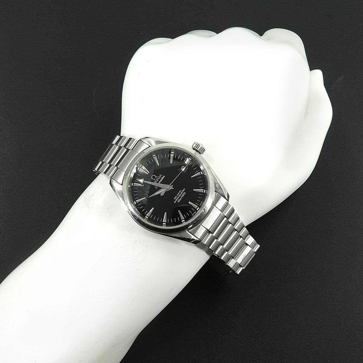 Seamaster Aqua Terra Co-axial 2503 50 Date Black Dial Mens