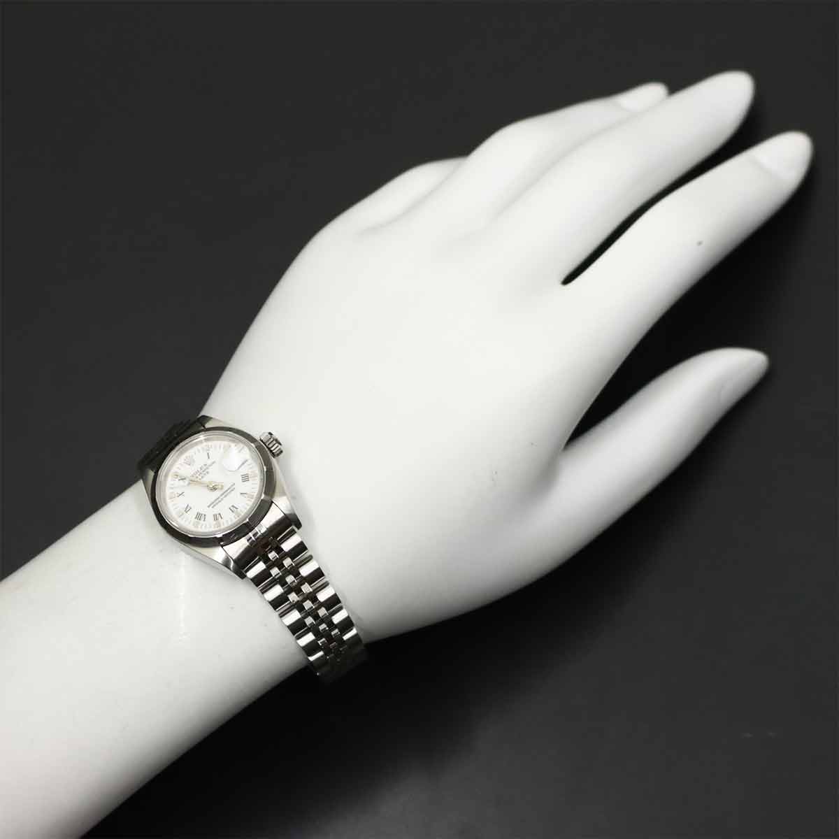 Oyster Perpetual Date 69190 Serial S Ladies White Dial