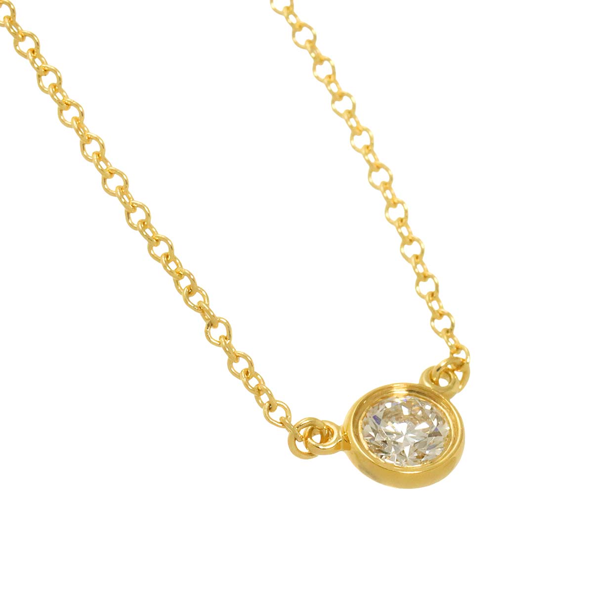 By The Yard Diamond Necklace 18K YG 750