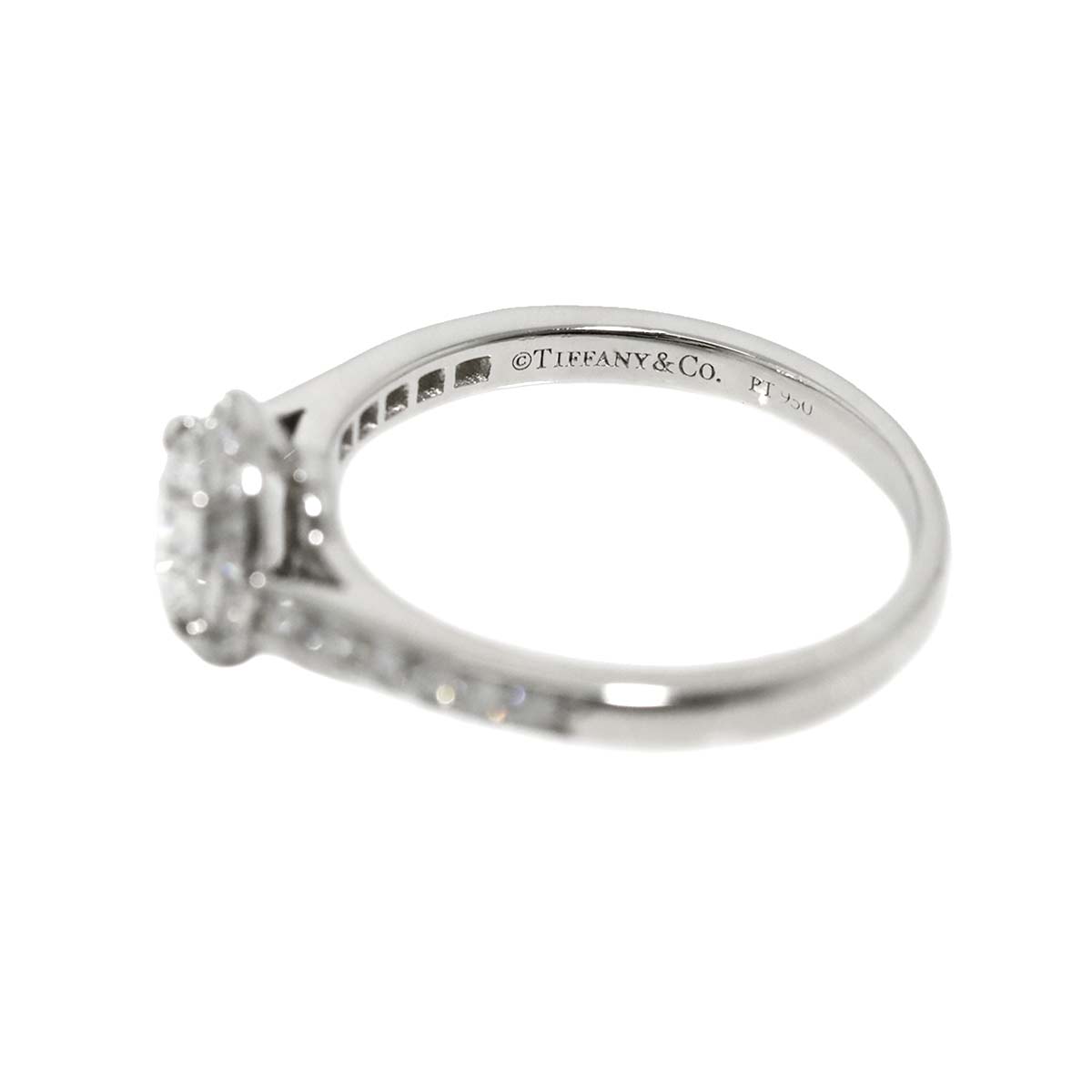 Diamond 0.52ct G/VVS2/3EX Ring Platinum Size5.25(US)