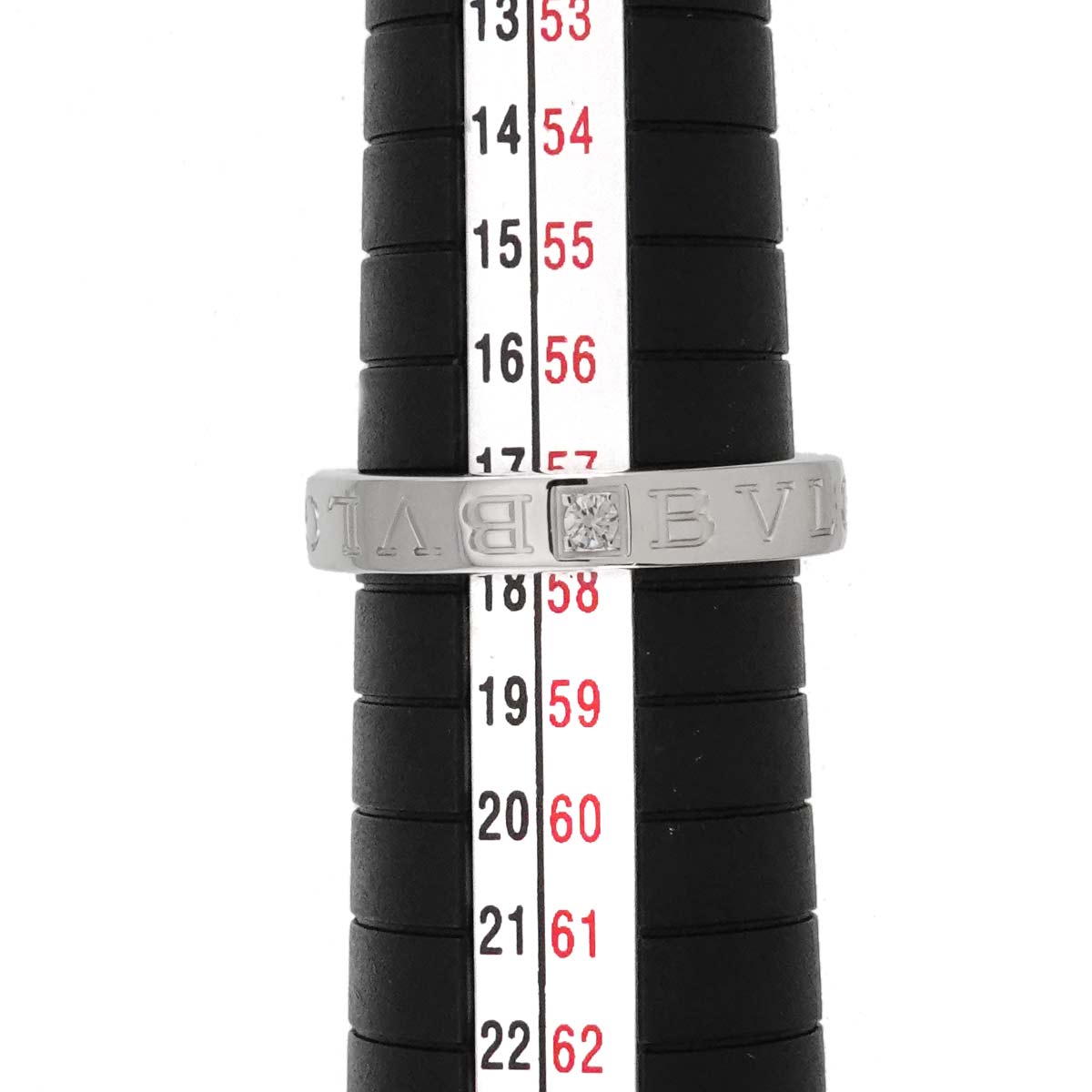 BVLGARI B-ZERO1 Diamond Ring 18K WG 750 size7.75-8(US)