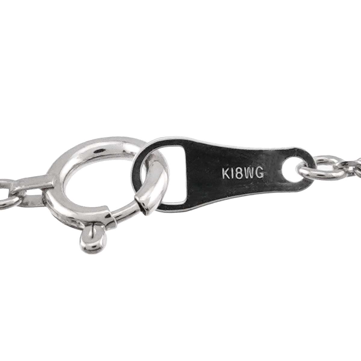 BrownDiamond 1.00ct Necklace 18K White Gold 750