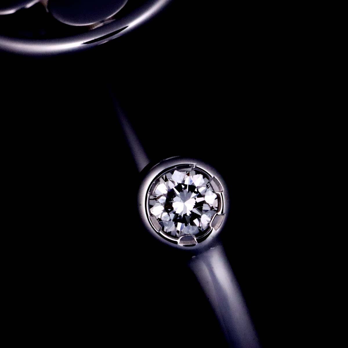 Berg Monogram Ring Diamond 18K YG WG PG Size52 6(US)