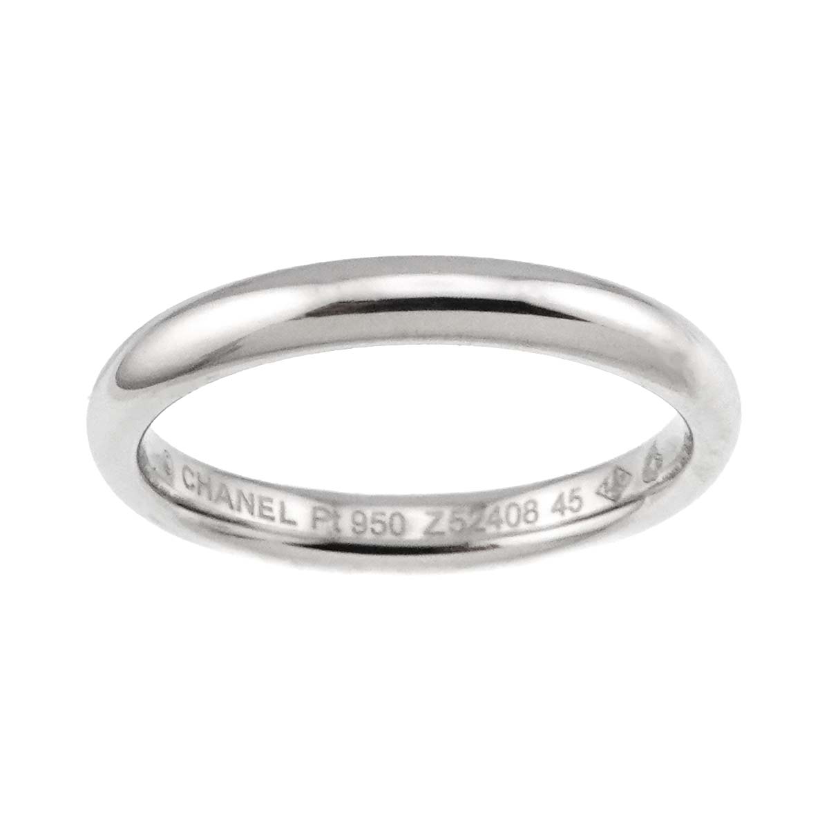 CHANEL Ring Platinum size61 3.25(US)