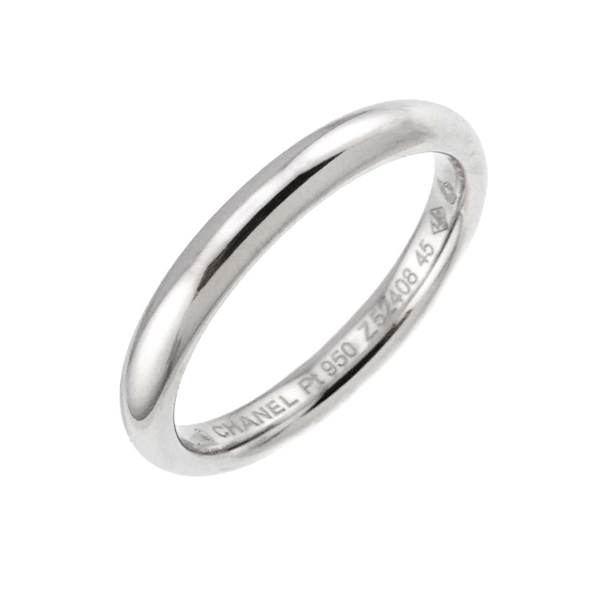 CHANEL Ring Platinum size61 3.25(US)