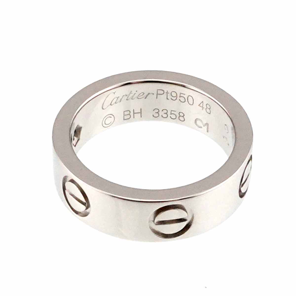 Love Ring Diamond 1P Platinum size48 4-4.5(US)