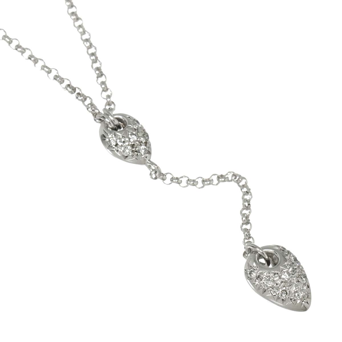 Diamond 0.25ct Necklace 18K WG 750 Pt