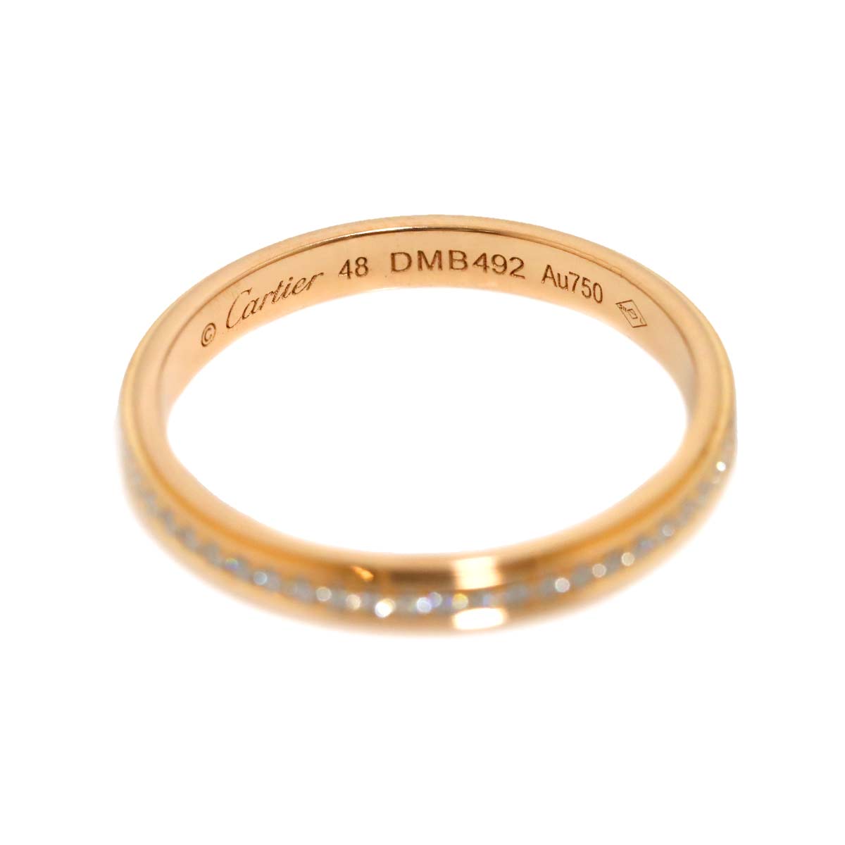 d'Amour Diamond Ring 18K PG 750 Size48 4.5(US)