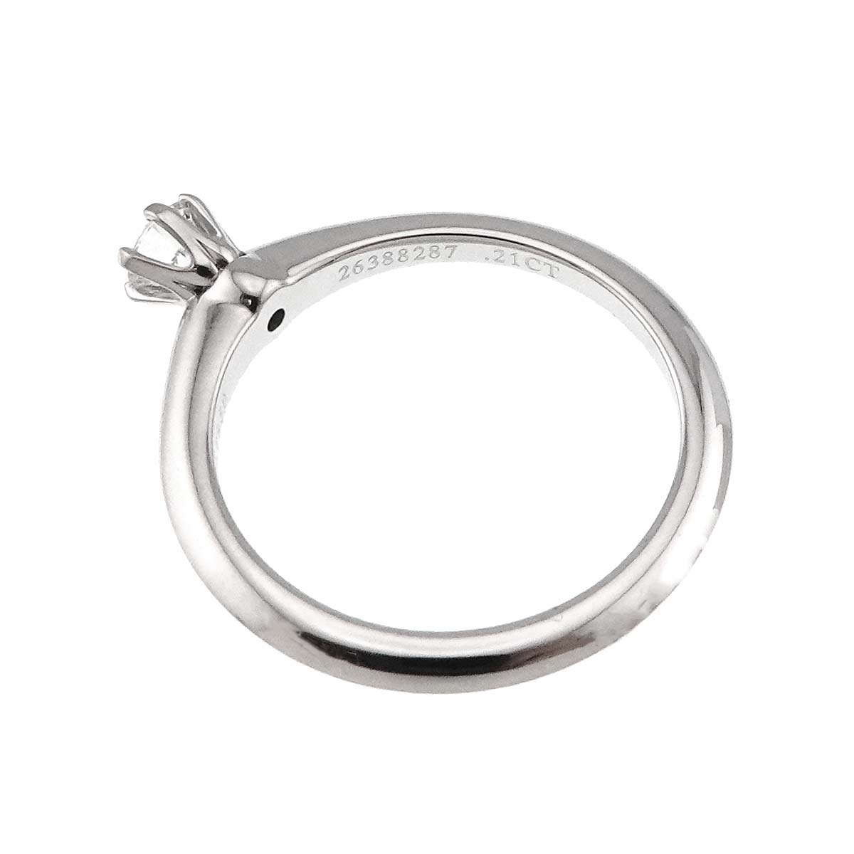 Diamond 0.21ct Ring Pt Platinum Size5.5-5.75(US)