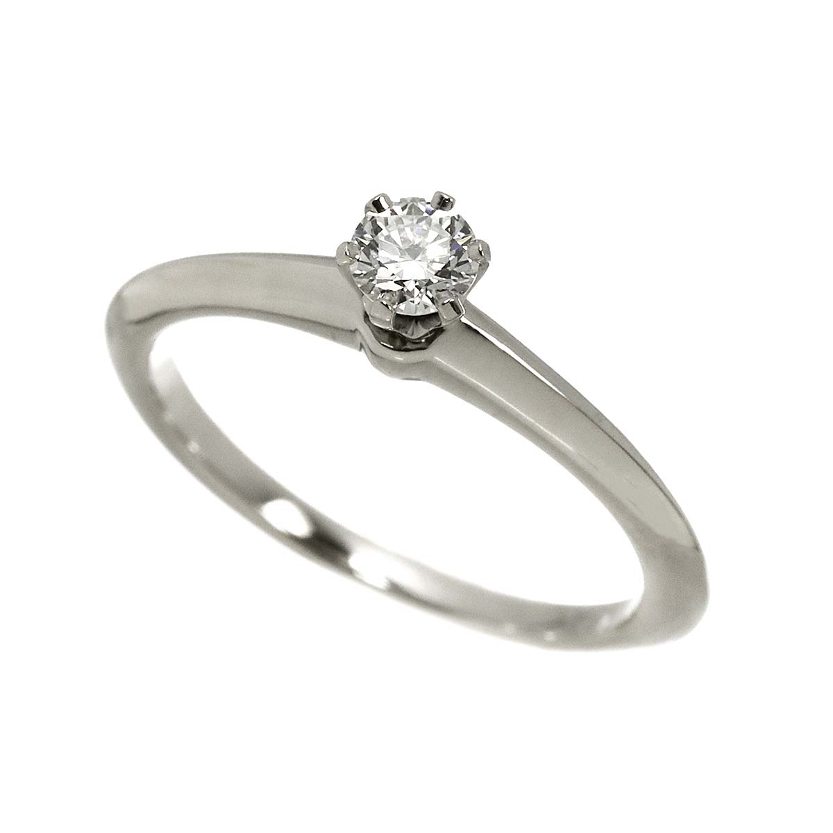 Diamond 0.21ct Ring Pt Platinum Size5.5-5.75(US)