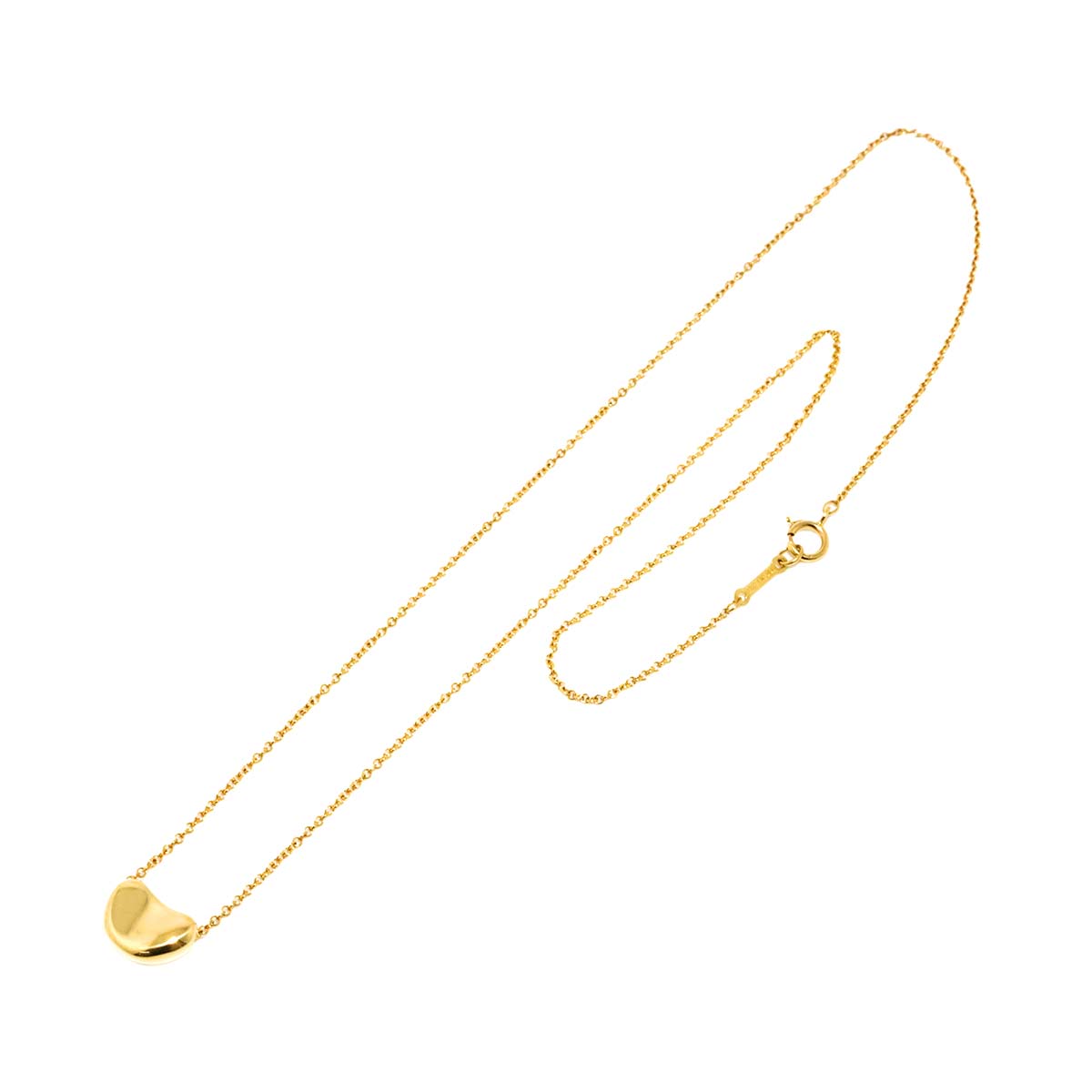 Bean Necklace 18K Yellow Gold 750