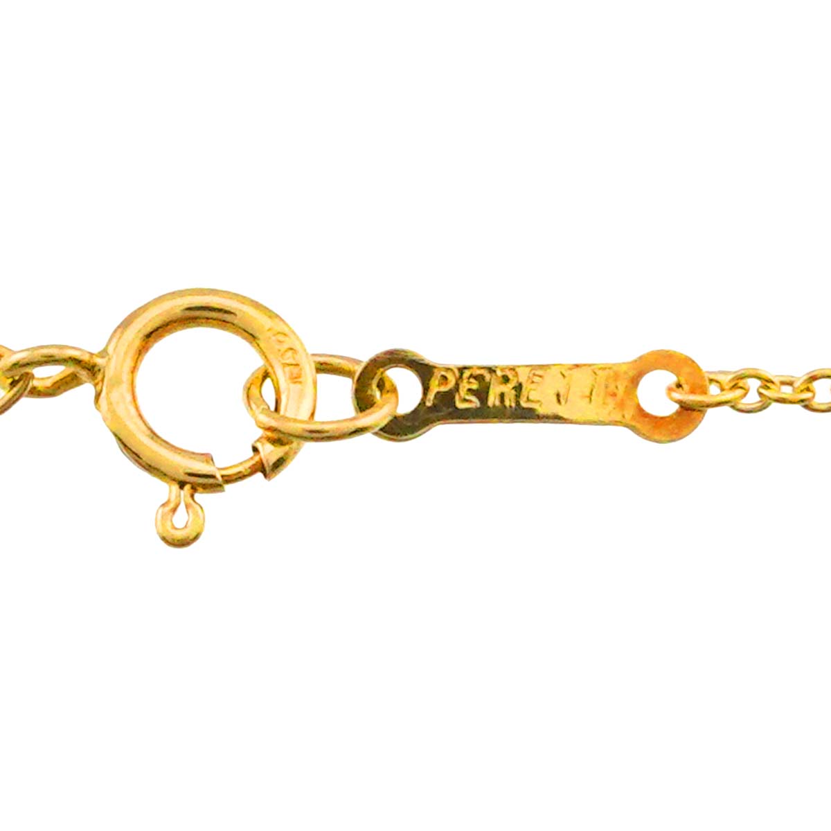 Bean Necklace 18K Yellow Gold 750