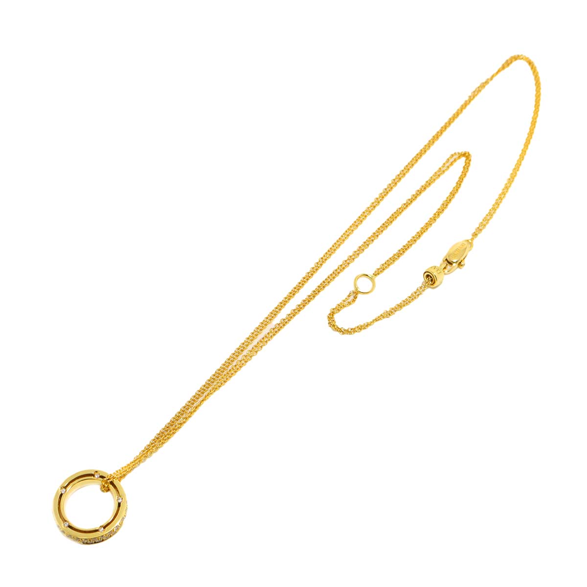 D-SIDE Diamond Necklace 18K YG 750