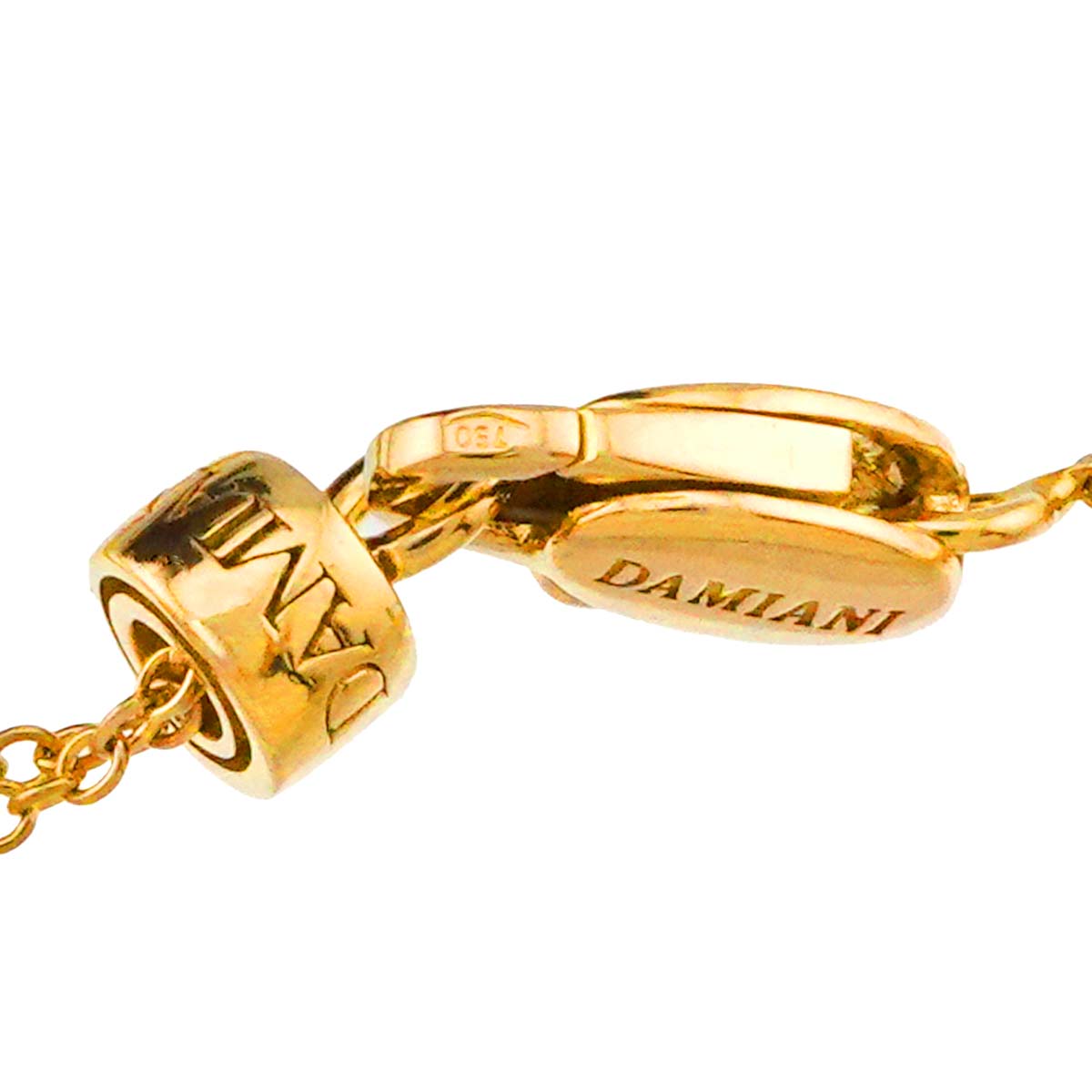 D-SIDE Diamond Necklace 18K YG 750