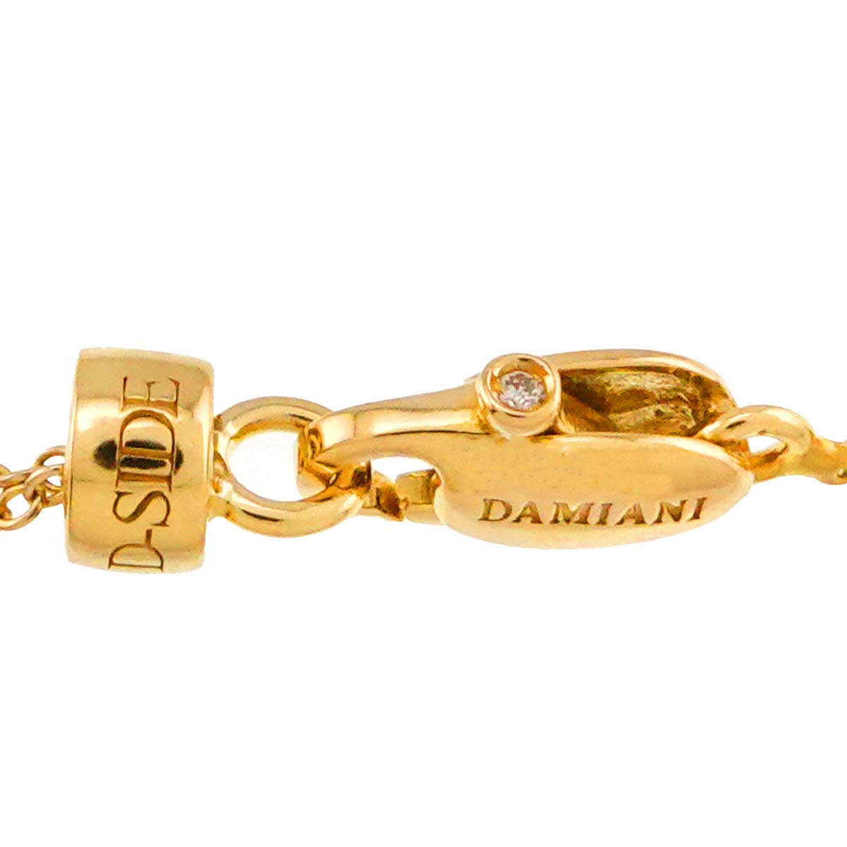 D-SIDE Diamond Necklace 18K YG 750