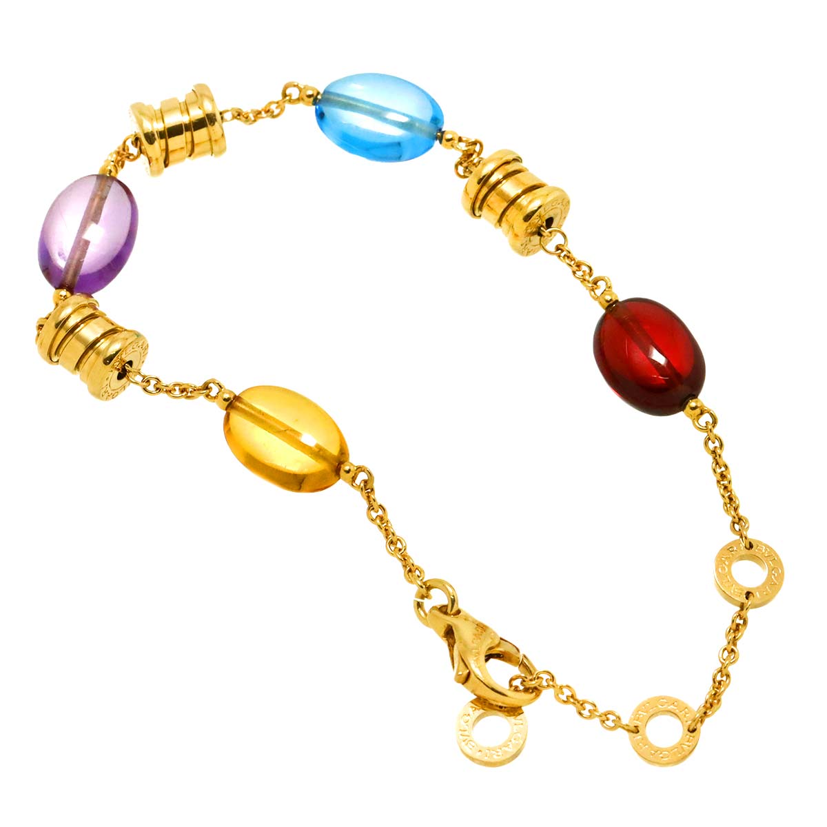 B-ZERO1 Multi Stone Bracelet 18K YG 750