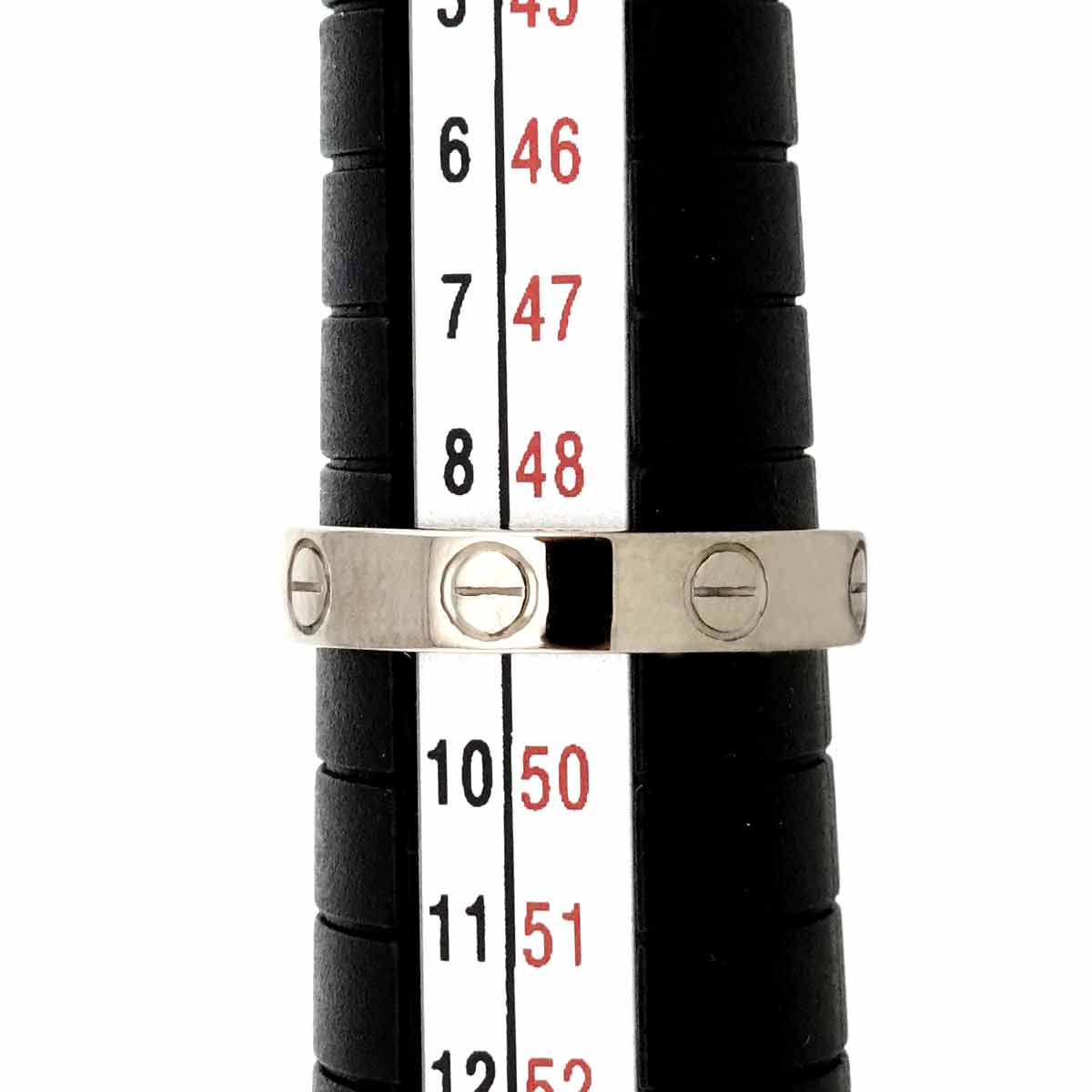 Mini Love Ring 18K White Gold 750 size49 4.75-5(US)