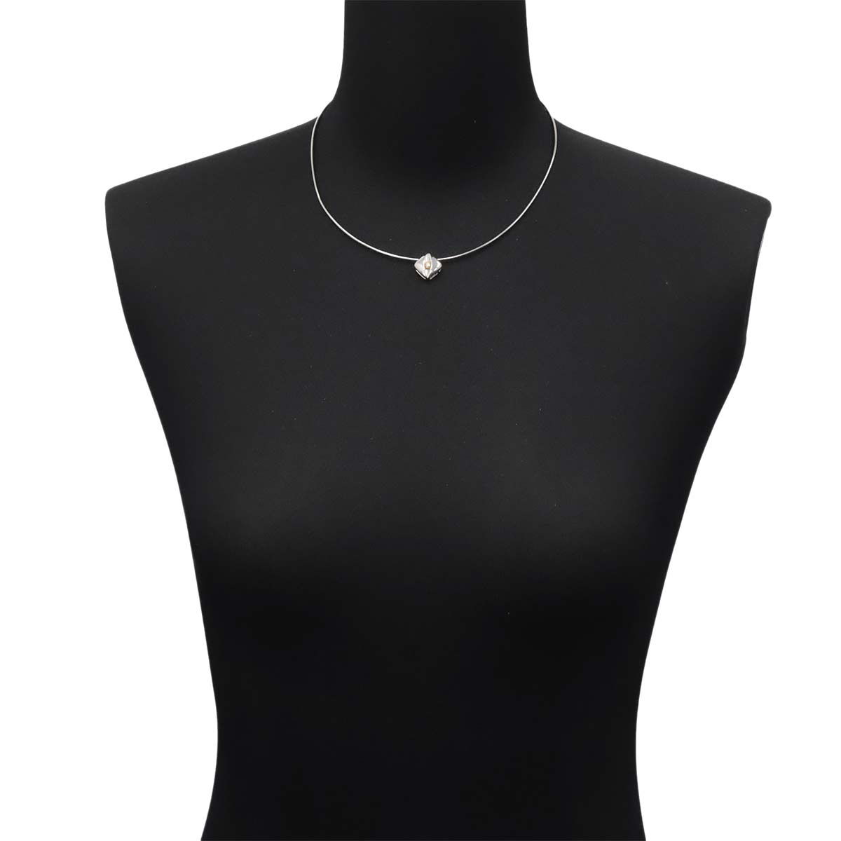 Diamond 0.22ct Necklace 18K WG White Gold 750