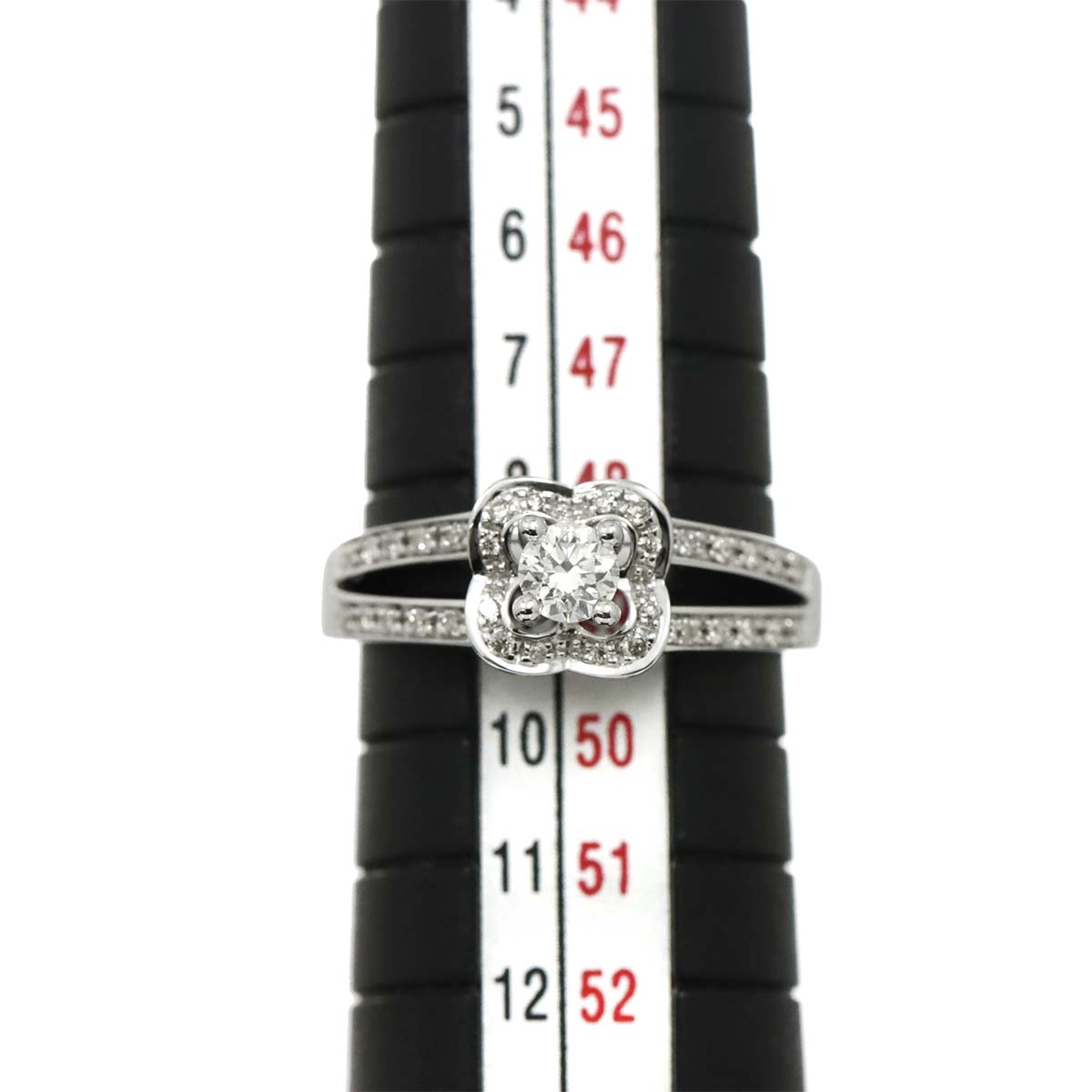 MAUBOUSSIN Diamond Ring 18K WG 750 size4.75-6(US)
