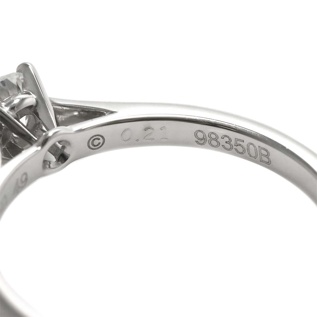 Diamond 0.21ct F/VS2 Ring Platinum size49 4.75-5(US)