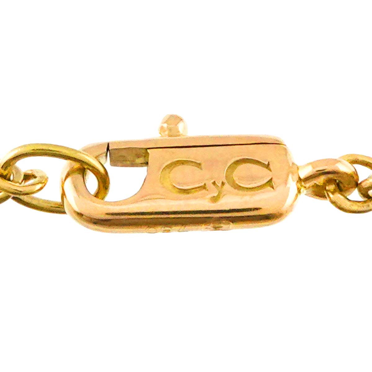 Freshwater cultured pearl necklace 18K YG 750