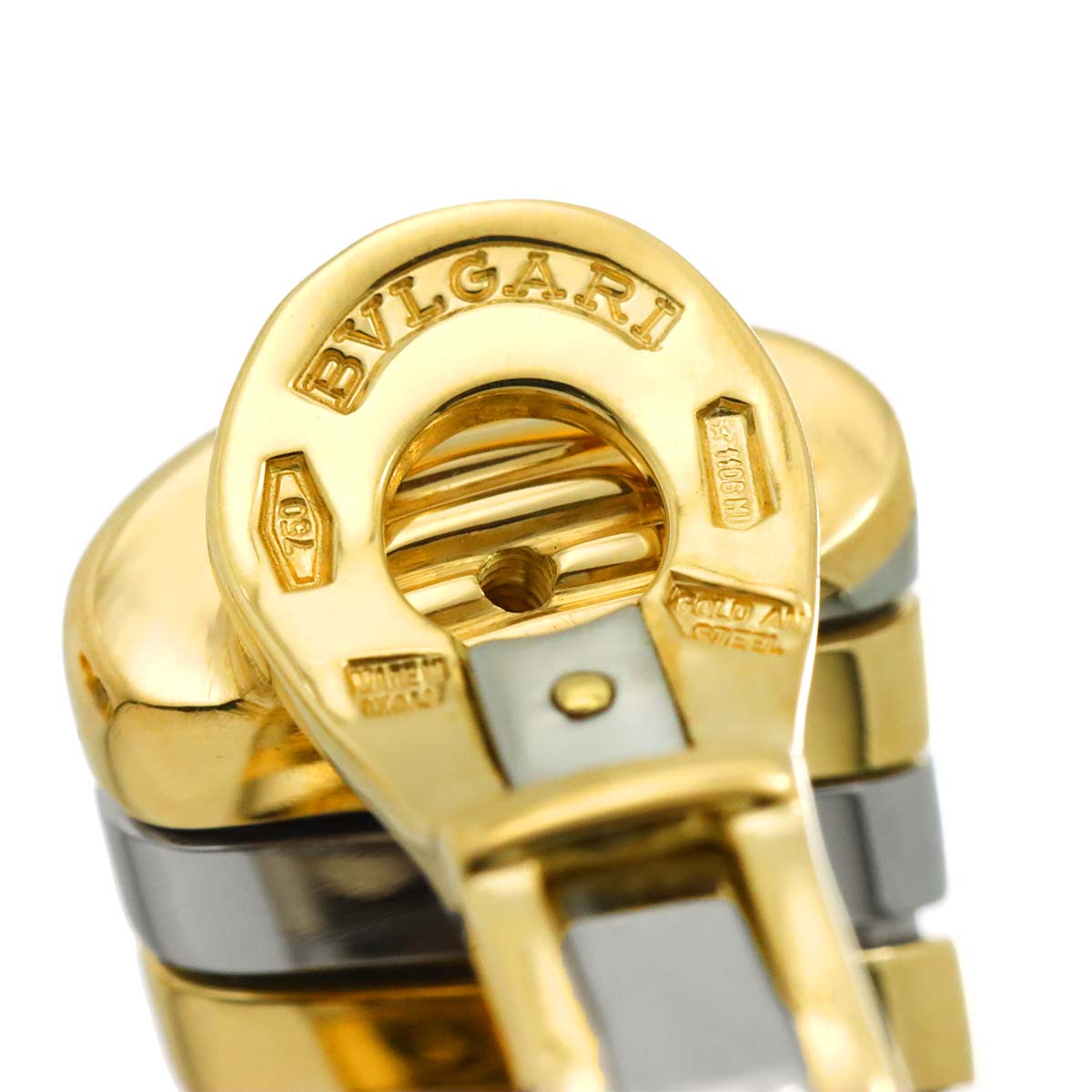 Tubogas Earring Clip-on 18K YG 750 SS