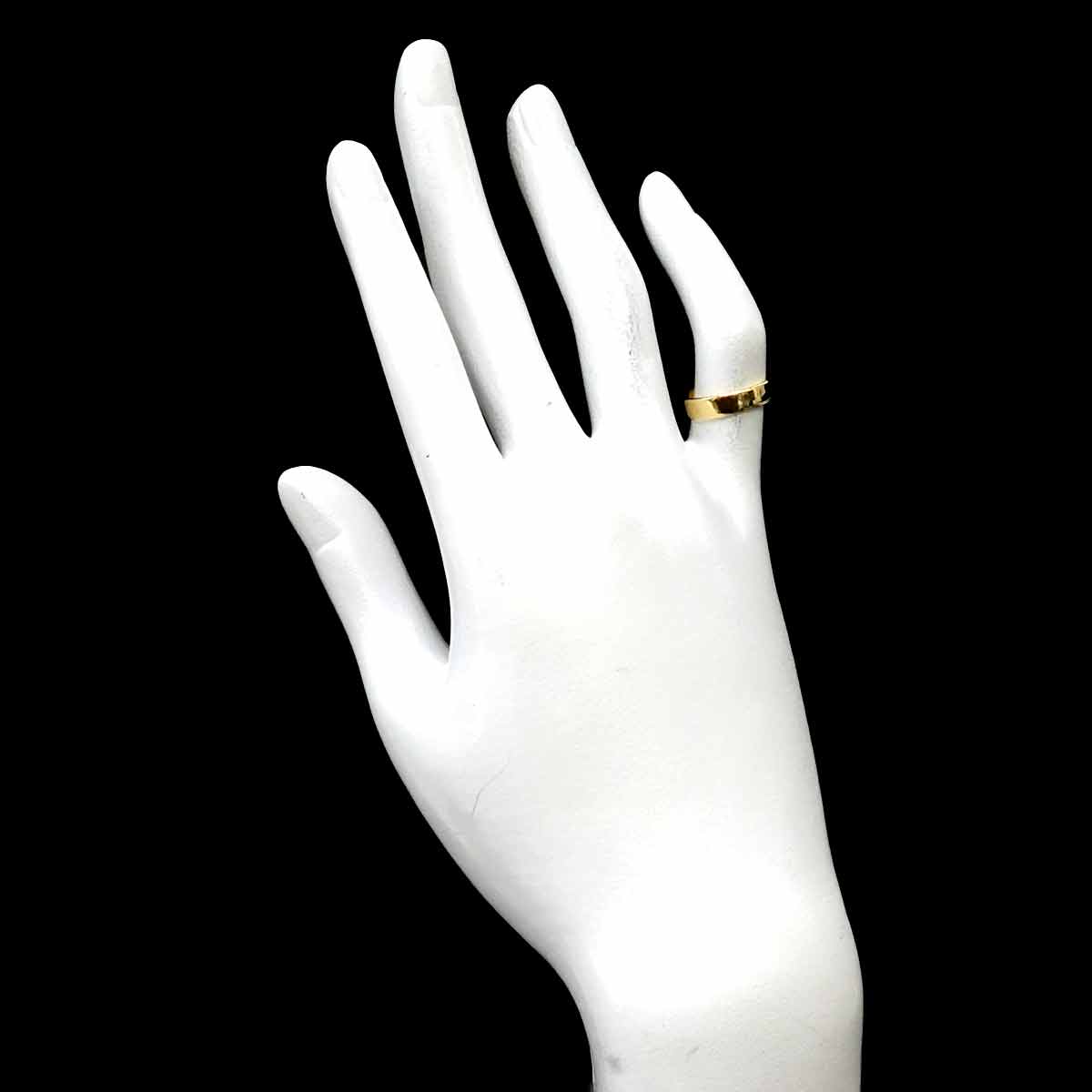 Band Ring 18K YG 750 size7 4(US)