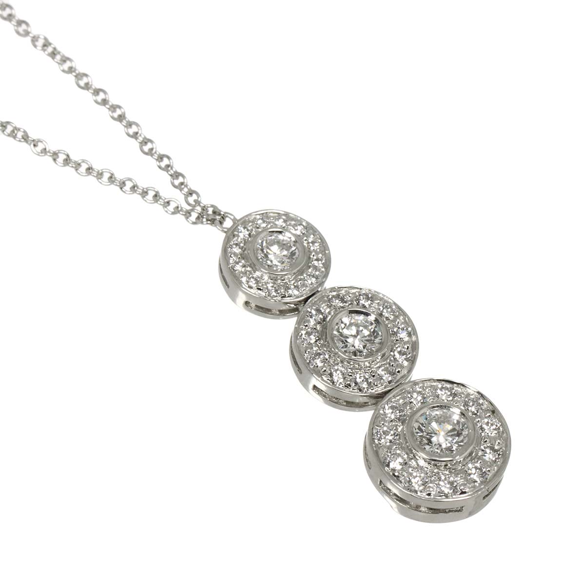 Circlet Diamond Necklace Platinum