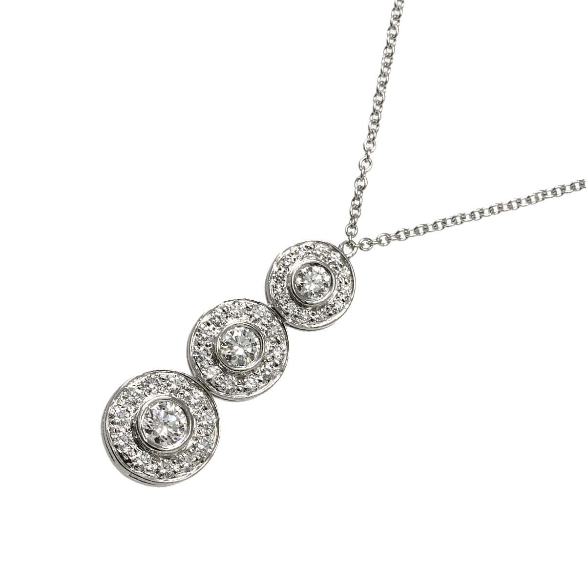 Circlet Diamond Necklace Platinum