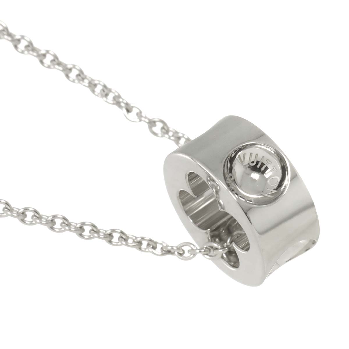 Pendentif Empreinte Necklace 18K WG 750