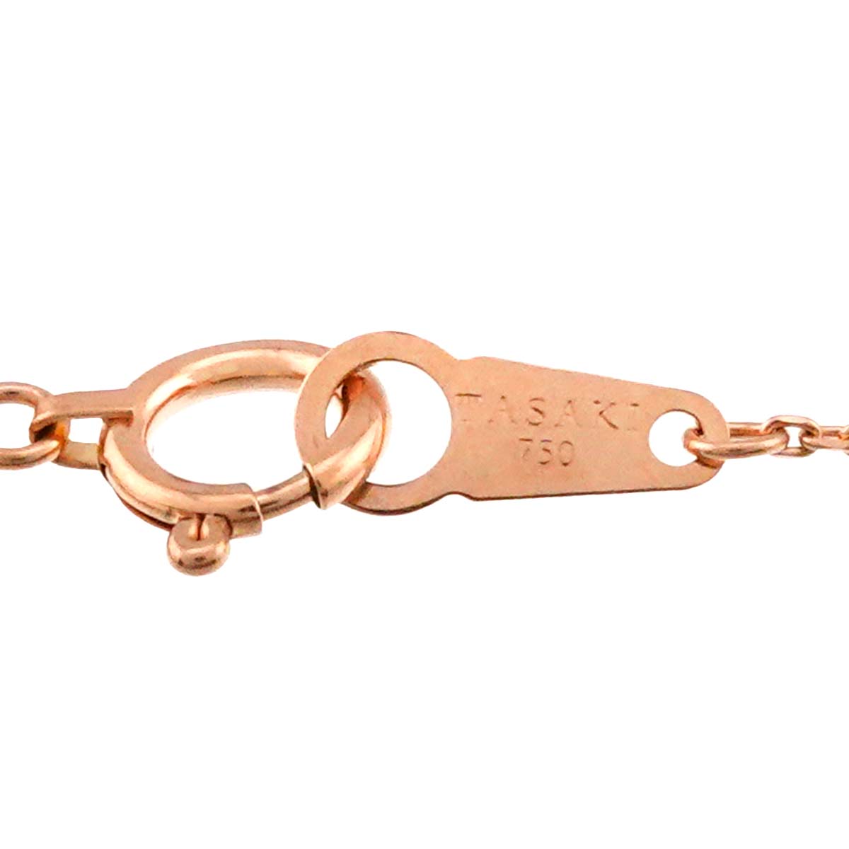 Diamond 0.31ct Long Necklace 18K Pink Gold 750