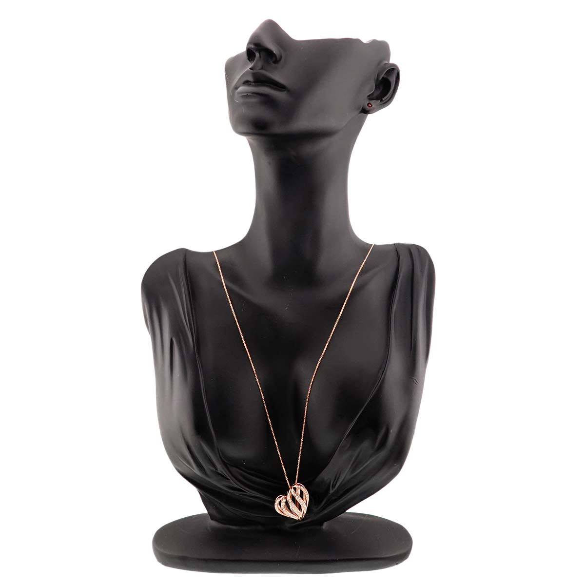 Diamond 0.31ct Long Necklace 18K Pink Gold 750