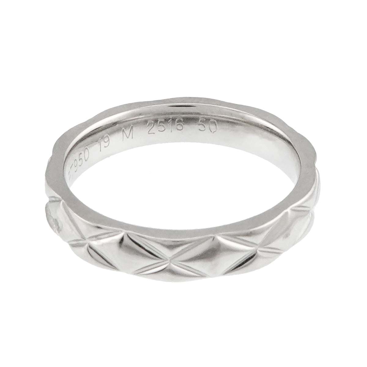 Matelasse Ring Pt Platinum size50 5-5.25(US)